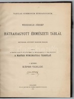 Weszerle József Hátrahagyott érmészeti Táblái - Szöveggel Bővített Második Kiadás. Kiadja A Magyar Numizmatikai Társulat - Non Classés