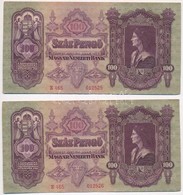 1930. 100P (2x) Sorszámkövetők T:I-
Adamo P17 - Unclassified