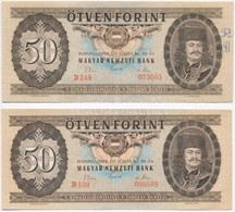 1969. 50Ft (2x) T:II,III Szép Papír - Unclassified
