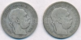 1893KB-1894KB 1K Ag 'Ferenc József' (2x) T:2-,3 
Adamo K5 - Ohne Zuordnung