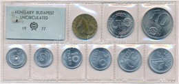 1977. 2f-10Ft (9xklf) érmés Forgalmi Sor Fóliatokban T:1 Adamo FO10 - Non Classificati