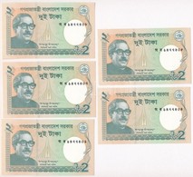 Bangladesh 2015. 2T (5x) Sorszámkövetők T:I
Bangladesh 2015. 2 Taka (5x) Sequential Serials C:UNC - Ohne Zuordnung