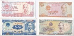 Vietnam 1987. 200D + 1988. 500D + 1988. 1000D + 1991. 5000D T:I
Vietnam 1987. 200 Dong + 1988. 500 Dong + 1988. 1000 Don - Non Classés