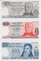 6db-os Vegyes Dél-amerikai Bankjegy Tétel, Benne Argentína, Paraguay, Uruguay, Bolívia T:I,I-
6pcs Of Various South Amer - Non Classificati