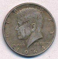 Amerikai Egyesült Államok 1964. 1/2$ Ag 'Kennedy' T:2 USA 1964. 1/2 Dollar Ag 'Kennedy' C:XF 
Krause KM#202 - Non Classés