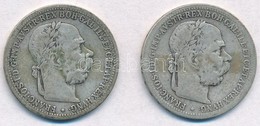 Ausztria 1898-1899. 1K Ag 'Ferenc József' (2xklf) T:2- Austria 1898-1899. 1 Corona Ag 'Franz Joseph' (2xdiff) C:VF - Non Classificati