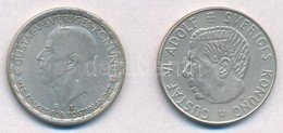 Svédország 1950TS 1K Ag + 1963U 1K Ag T:2
Sweden 1950TS 1 Krona Ag + 1963U 1 Krona Ag C:XF - Sin Clasificación