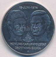 Svédország 1976. 50K Ag 'XVI. Károly Gusztáv és Szilvia Esküvője' T:1-
Sweden 1976. 50 Kronor Ag 'Wedding Of King Carl X - Non Classificati