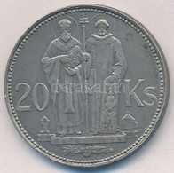 Szlovákia 1941. 20K Ag 'Cirill és Metód' T:2 Slovakia 1941. 20 Korun Ag 'St. Kyrill And St. Methodius' C:XF Krause KM#7. - Non Classificati