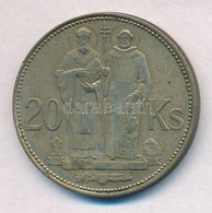 Szlovákia 1941. 20K Ag 'Cirill és Metód' T:2 Patina
Slovakia 1941. 20 Korun Ag 'St. Kyrill And St. Methodius' C:XF Patin - Non Classés