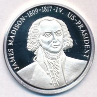 Németország 1992. 'James Madison - Az Amerika Egyesült Államok Elnökei' Jelzett Ag Emlékérem, Tanúsítvánnyal (15g/0.999/ - Zonder Classificatie