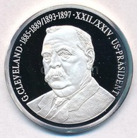 Németország 1992. 'Stephen Grover Cleveland - Az Amerika Egyesült Államok Elnökei' Jelzett Ag Emlékérem, Tanúsítvánnyal  - Zonder Classificatie