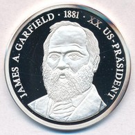 Németország 1993. 'James A. Garfield - Az Amerika Egyesült Államok Elnökei' Jelzett Ag Emlékérem, Tanúsítvánnyal (15g/0. - Unclassified