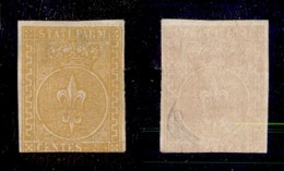 ANTICHI STATI - PARMA - 1853 - 5 Cent (6) - Senza Gomma - Corto In Basso (8.000 Senza Gomma) - Autres & Non Classés