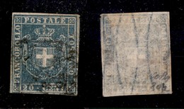 ANTICHI STATI - TOSCANA - 1860 - 20 Cent (20a) Usato - Colla (350) - Sonstige & Ohne Zuordnung