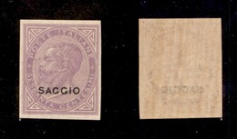 REGNO D'ITALIA - 1863 - Saggi - 60 Cent De La Rue (L21) Non Dentellato - Gomma Integra - Other & Unclassified