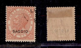 REGNO D'ITALIA - 1863 - Saggio - Annullo Sperimentale - 2 Lire De La Rue (L22) - Andere & Zonder Classificatie