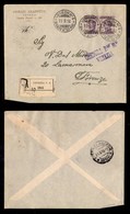 REGNO D'ITALIA - Prestito Nazionale 1917 - 50 Cent (Unificato 1) - Coppia Con Soprastampe Oblique A Cavallo Su Raccomand - Other & Unclassified