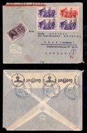 REGNO D'ITALIA - Posta Pneumatica - 15 Cent (14) + Complementari (455 Tre+456) - Aerogramma Da Napoli A Graz Del 28.8.41 - Andere & Zonder Classificatie