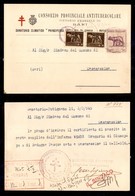 REGNO D'ITALIA - P.M. - Due 5 Cent (1) + 50 Cent Lupa (515A) - Cartolina Da Putigliano Del 3.3.45 - Altri & Non Classificati