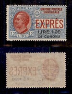 OCCUPAZIONI - DALMAZIA - 1922 - Espressi - Non Emesso - 1,20 Lire (2) - Gomma Originale (400) - Dalmazia