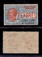 OCCUPAZIONI - DALMAZIA - 1922 - Espressi - Non Emesso - 1,20 Lire (2) - Gomma Originale - Ottimamente Centrato (800) - Dalmatie