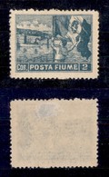 OCCUPAZIONI - FIUME - 1919 - Non Emessi - 2 Corone (59/III) - Dentellato 13 1/4 X 13 - Assottigliato Al Retro - Non Cata - Fiume