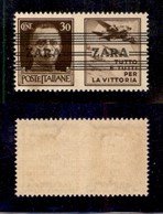 OCCUPAZIONI - ZARA - 1943 - 30 Cent Milizia (33-tipo V) - Gomma Integra (450) - Andere & Zonder Classificatie