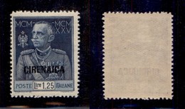 COLONIE - CIRENAICA - 1926 - 1,25 Lire Giubileo (26) Dentellato 13 - Gomma Integra - Cert. AG (1.750) - Altri & Non Classificati