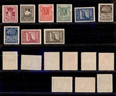 COLONIE - EGEO - 1929 - Pittorica (3/11) - Serie Completa - Gomma Integra (2.250) - Other & Unclassified