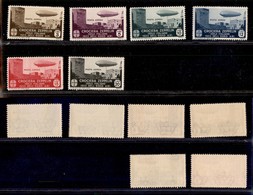 COLONIE - EGEO - 1933 - Zeppelin (22/27-Aerea) - Serie Completa - Gomma Integra (2.500) - Altri & Non Classificati