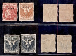 COLONIE - LIBIA - 1915/1916 - Croce Rossa (13/16) - Serie Completa - Gomma Integra (350) - Autres & Non Classés