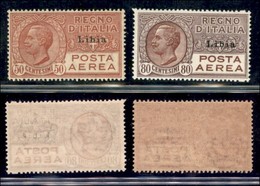 COLONIE - LIBIA - 1928 - Posta Aerea (1/2) - Serie Completa - Gomma Integra (350) - Andere & Zonder Classificatie