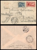 COLONIE - TRIPOLITANIA - 1 Lira Virgilio (5-Aerea) + 60 Cent Sibilla (42) - Busta Da Tripoli A Vienna Del 5.8.31 - Sonstige & Ohne Zuordnung