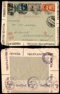 REPUBBLICA SOCIALE - 20 Cent Fratellanza D’Armi (453) + Complementari A Validità Scaduta (Leoni + Michetti) + Imperiale - Storia Postale