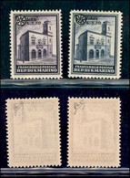 SAN MARINO - 1934 - Palazzetto (184/185) - Serie Completa - Gomma Integra - Cert. Biondi (500) - Altri & Non Classificati