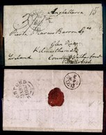 EUROPA - FRANCIA - Lettera Da Marsiglia Per L’Irlanda Del 23.1.1837 - Tassata Per Il Tragitto - All’interno Cenni Riguar - Other & Unclassified