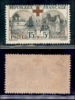 EUROPA - FRANCIA - 1918 - 15 Cent + 5 Croce Rossa (136) - Gomma Integra - Diena (200++) - Autres & Non Classés