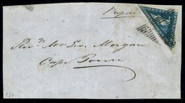 OLTREMARE - CAPO DI BUONA SPERANZA - 1863 - 4 Pence (2/II) Su Frontespizio - Other & Unclassified