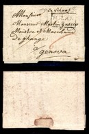 PREFILATELICHE - DOCUMENTI - VARIE - 1781 (20 Gennaio) - De Schwaz (a Penna) - Lettera Per Genova Via Milano - Tassata - - Sonstige & Ohne Zuordnung