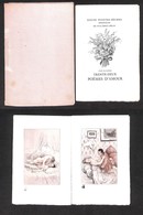 PREFILATELICHE - DOCUMENTI - VARIE - Paul Emile Becat - 12 Stampe Originale Nel Folder Originale (n.208) Per I 32 Poemi  - Andere & Zonder Classificatie