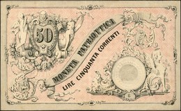 CARTAMONETA - BANCONOTE - 1848 - Italia - 50 Lire Moneta Patriottica - SPL - Altri & Non Classificati