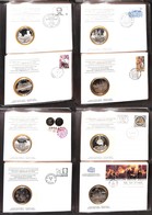 MONETE - MEDAGLIE - 1975/1978 - International Society Of Postmasters - Elegante Raccolta Di 38 Monete Argento E 38 FDC I - Other & Unclassified