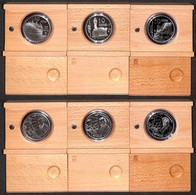 MONETE - MEDAGLIE - 2002 - Spagna - 10 Euro Gaudi - Tre Diverse Monete Argento - SPL - Confezioni Originali - Andere & Zonder Classificatie