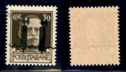 REPUBBLICA SOCIALE - PROVVISORI - 194 - Verona - Soprastampa In Nero - 30 Cent (492Ab) Con Doppia Soprastampa - Gomma In - Sonstige & Ohne Zuordnung