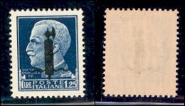 REPUBBLICA SOCIALE - PROVVISORI - 1944 - Verona - Soprastampa In Nero - 1,25 Lire (495A) - Gomma Integra - Sonstige & Ohne Zuordnung