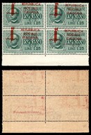 REPUBBLICA SOCIALE - PROVVISORI - 1944 - Espressi - Verona - Soprastampa Rosso Lillaceo Pastoso - 1,25 Lire (21ha - CEI  - Andere & Zonder Classificatie