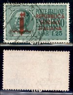 REPUBBLICA SOCIALE - PROVVISORI - 1944 - Espressi - Milano - 1,25 Lire (21) Usato - Pos. 47 - Cert. AG - Sonstige & Ohne Zuordnung