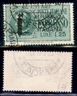 REPUBBLICA SOCIALE - PROVVISORI - 1944 - Espressi - Genova - Soprastampa In Nero - 1,25 Lire (21A) Usato - Sonstige & Ohne Zuordnung