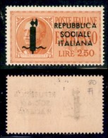 REPUBBLICA SOCIALE - PROVVISORI - 1944 - Espressi - Firenze - 2,50 Lire (22) - Nastro Corto (pos. 20) - Gomma Integra - Sonstige & Ohne Zuordnung